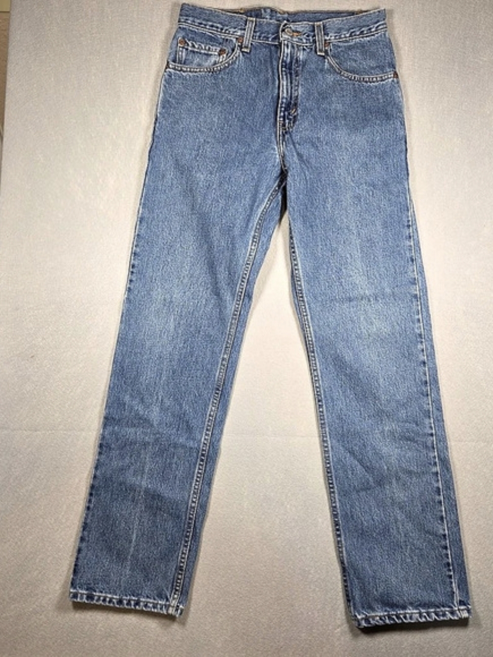 Vintage 505 Regular Fit Straight Leg Men's Jeans Waist 29 Length 30 Blue